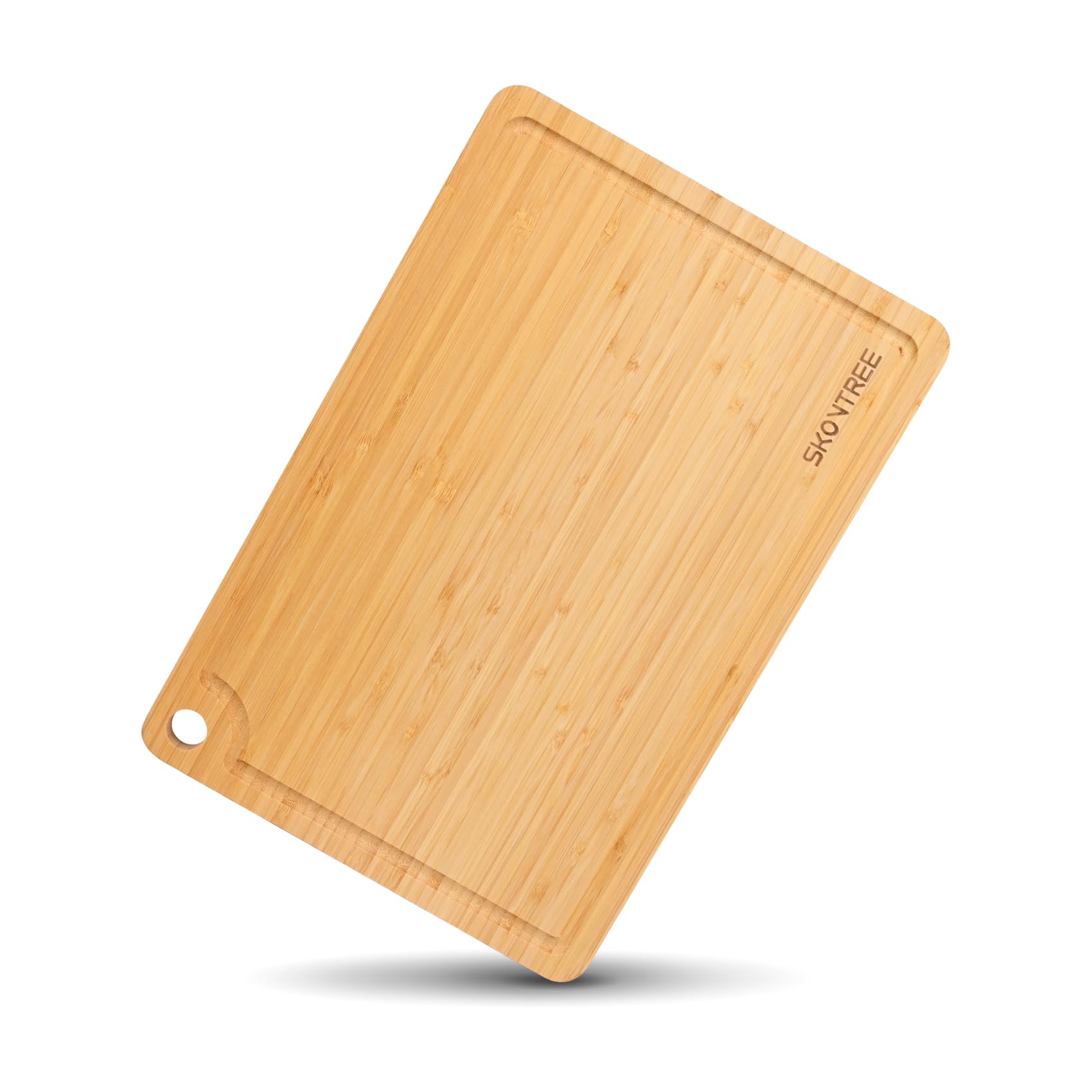 Tablas de cortar de madera para cocina, tabla de cortar de bambú de 15 × 10 pulgadas para carne, tablas de charcutería, tablas de cortar para cocina