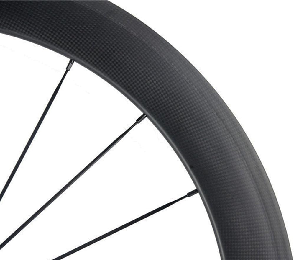 Queen Bike 700c 2.362in 3k Carbon Clincher Wheelset Clincher Cycling
