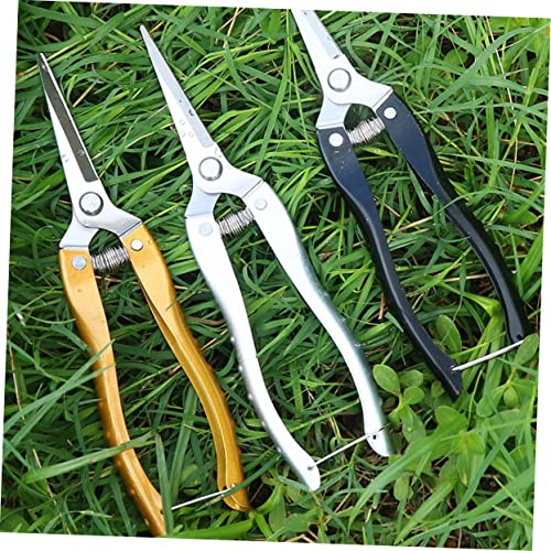 GANAZONO 8 Tesouras De Poda De Jardim Em Aço Inoxidável Dourado