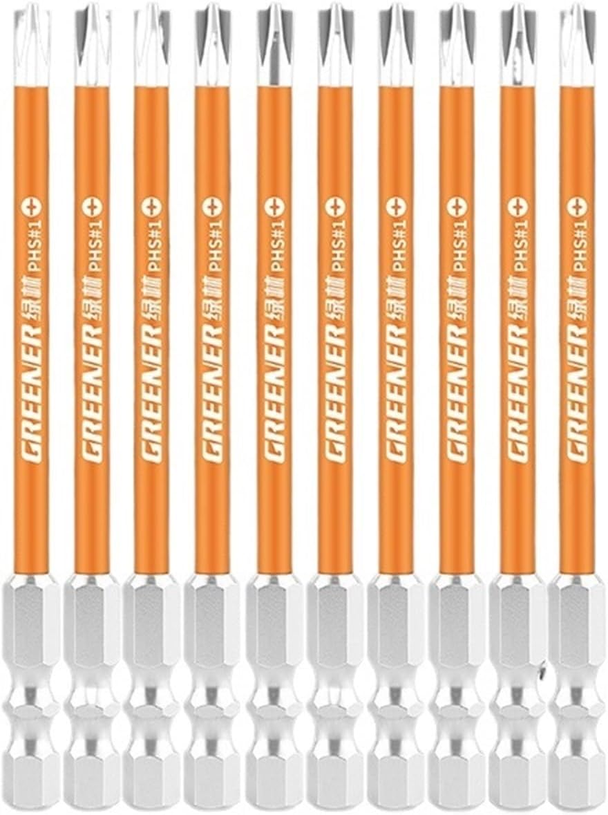 Electrician screwdriver head, cross shaped socket switch, magnetic anti slip disassembly tool, screwdriver head (Color : 100mm4.5PH1)