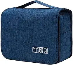 Necessaire Organizadora Bolsa De Viagem Para Objetos de Higiene Pessoal Com Divisória Cabide GANCHO - SHACK