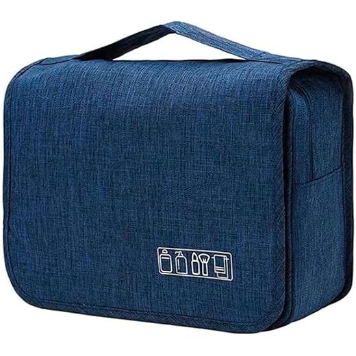 Necessaire Organizadora Bolsa De Viagem Para Objetos de Higiene Pessoal Com Divisória Cabide GANCHO - SHACK