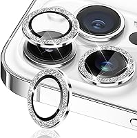 Vista 16 de Protector de lente de cámara para iPhone 15 Pro/Pro Max, aleación de vidrio templado, protección completa contra caídas, cubierta de lente de cámara
