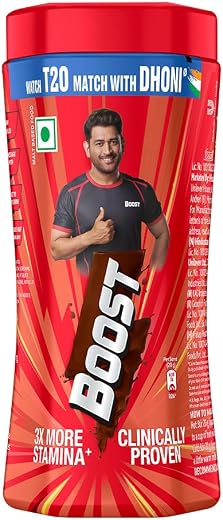 Boost Chocolate Nutrition Drink 500 g Pet Jar|| For 3X stamina - Builds bone & muscle strength