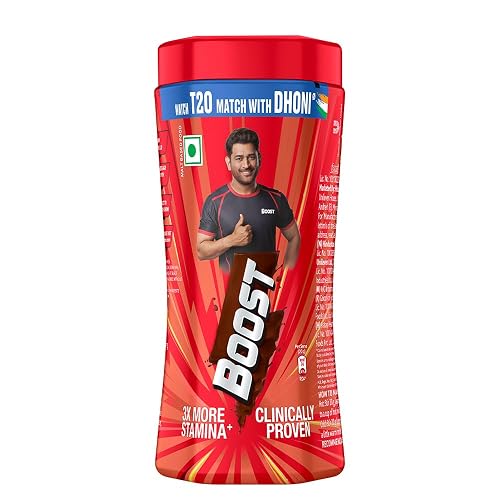 Boost Chocolate Nutrition Drink 500 g Pet Jar|| For 3X stamina - Builds bone & muscle strength