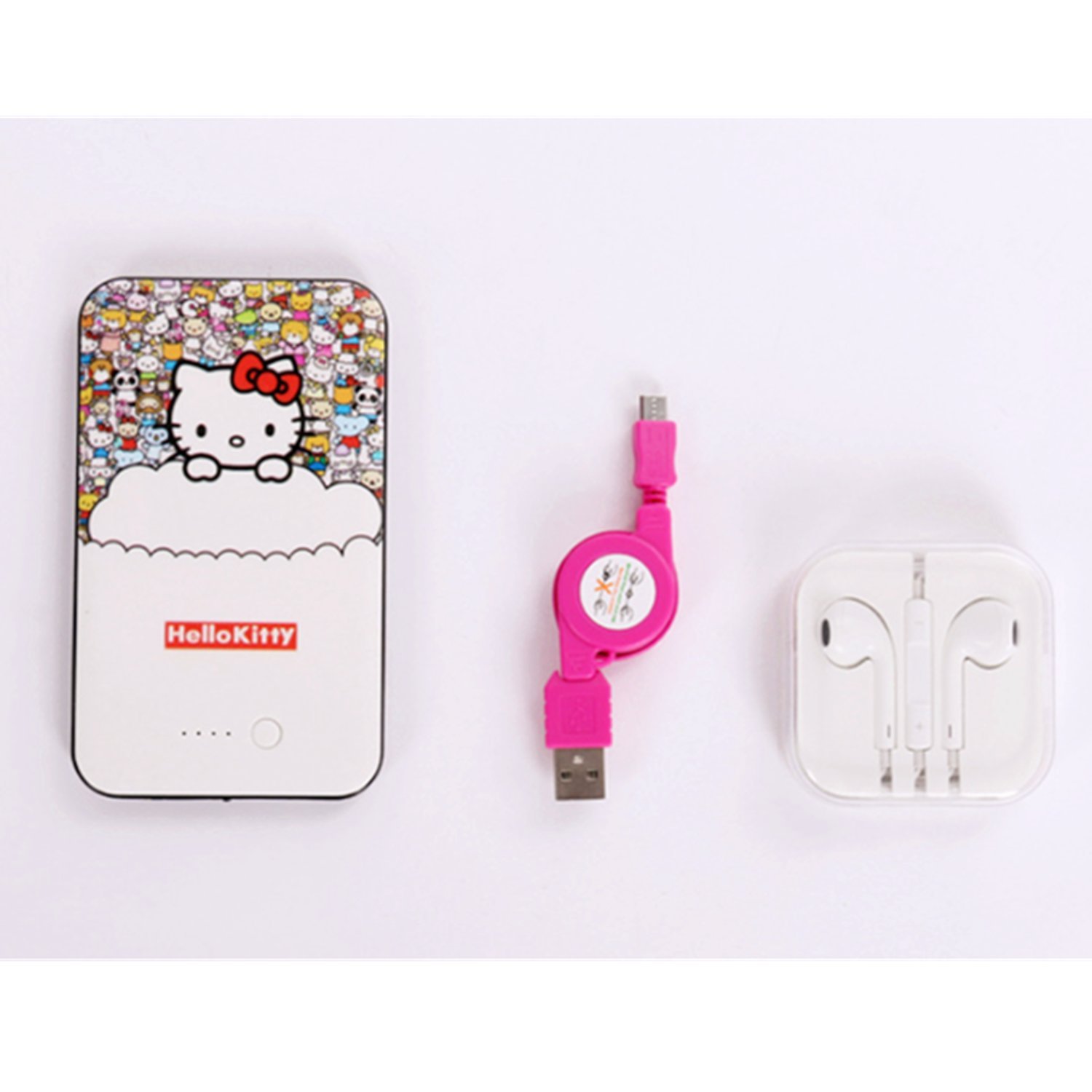 NBNB 8800 mAh Hello Kitty Cute Power Bank Gift Box External Mobile Battery Charger Pack for iPhone,Samsung,HTC,LG,Smartphones Tablets - Pink.