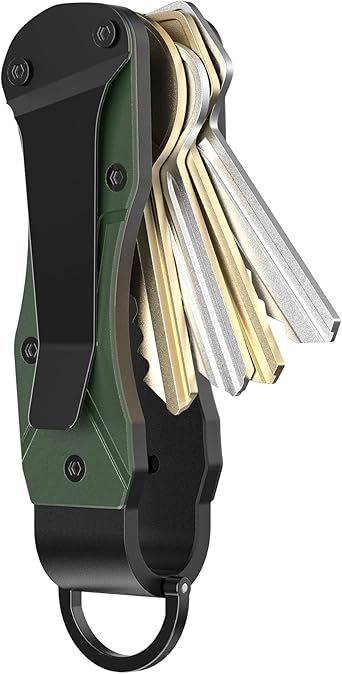 Key Organizer Tactical Innovative Keychain Compact Keys Organizer Key Chain Smart Keyholder Secures 2-6 Keys
