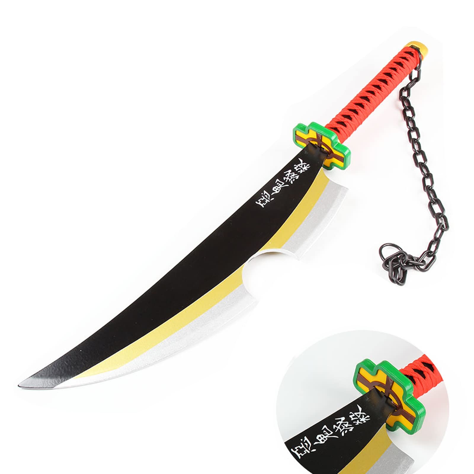 Buy NIANXINN 80Cm/31″Hete Toy Slayer Uzui Tengen Anime Samurai Wooden