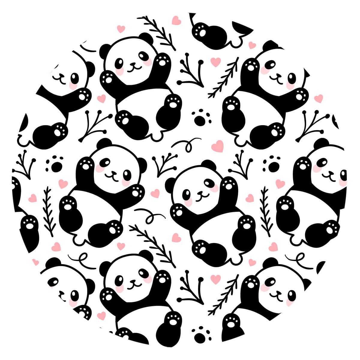 PopSockets | PopGrip | Supporto estraibile e maniglia per smartphone e tablet | Supporto per dita Basic Panda Boom