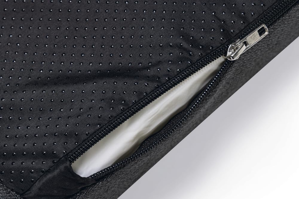 Beeztees Zira Cama ortopédica para Perros, Gris Oscuro, 75 x 50 x 9 cm