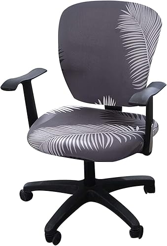 Jinzio - Funda para silla de oficina de computadora Funda protectora dividida y elástica de poliéster universal de para silla de oficina