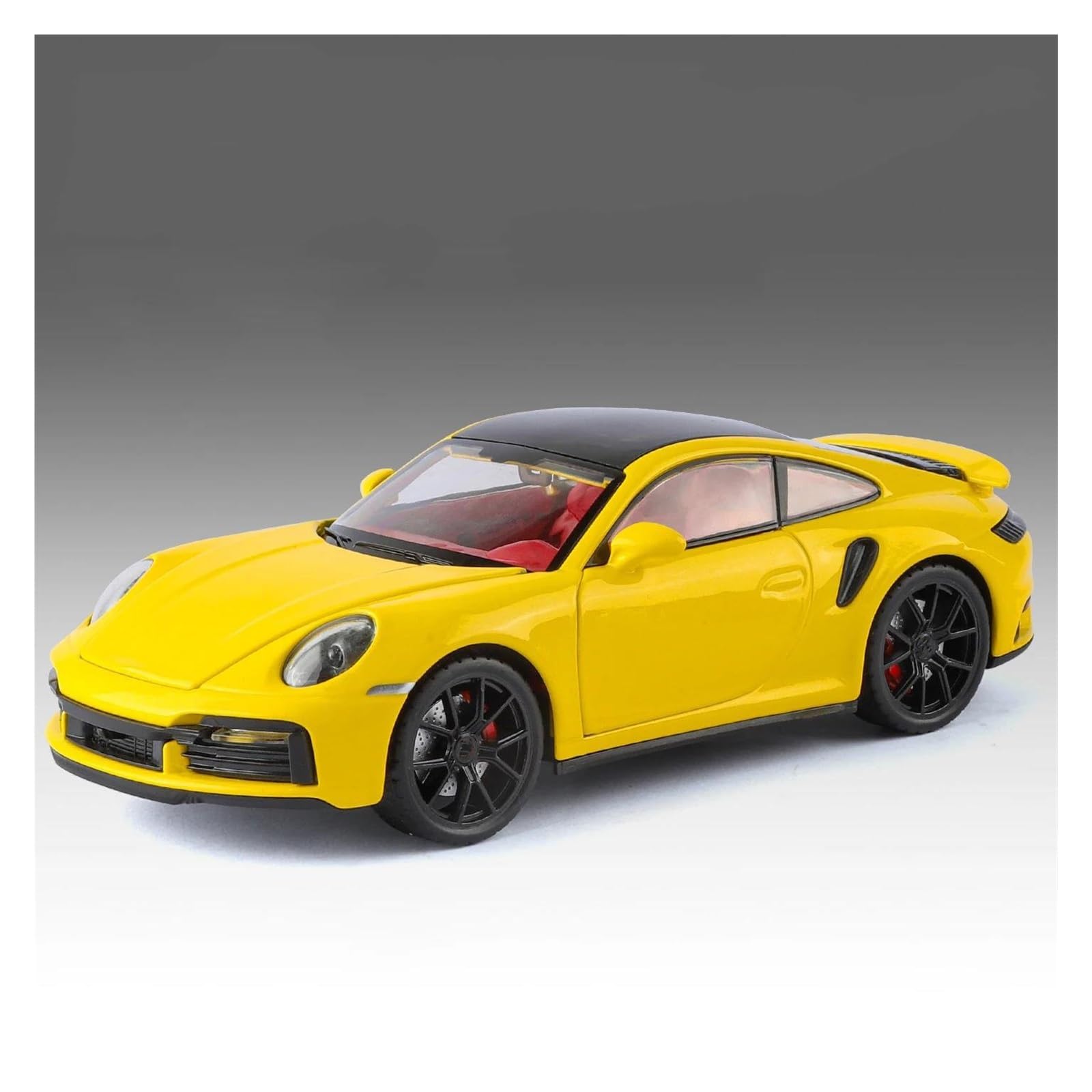 Audsni Yellow Die-Cast Diecast Car Model For Porsche 911 For Turbo S Diecast Model Car