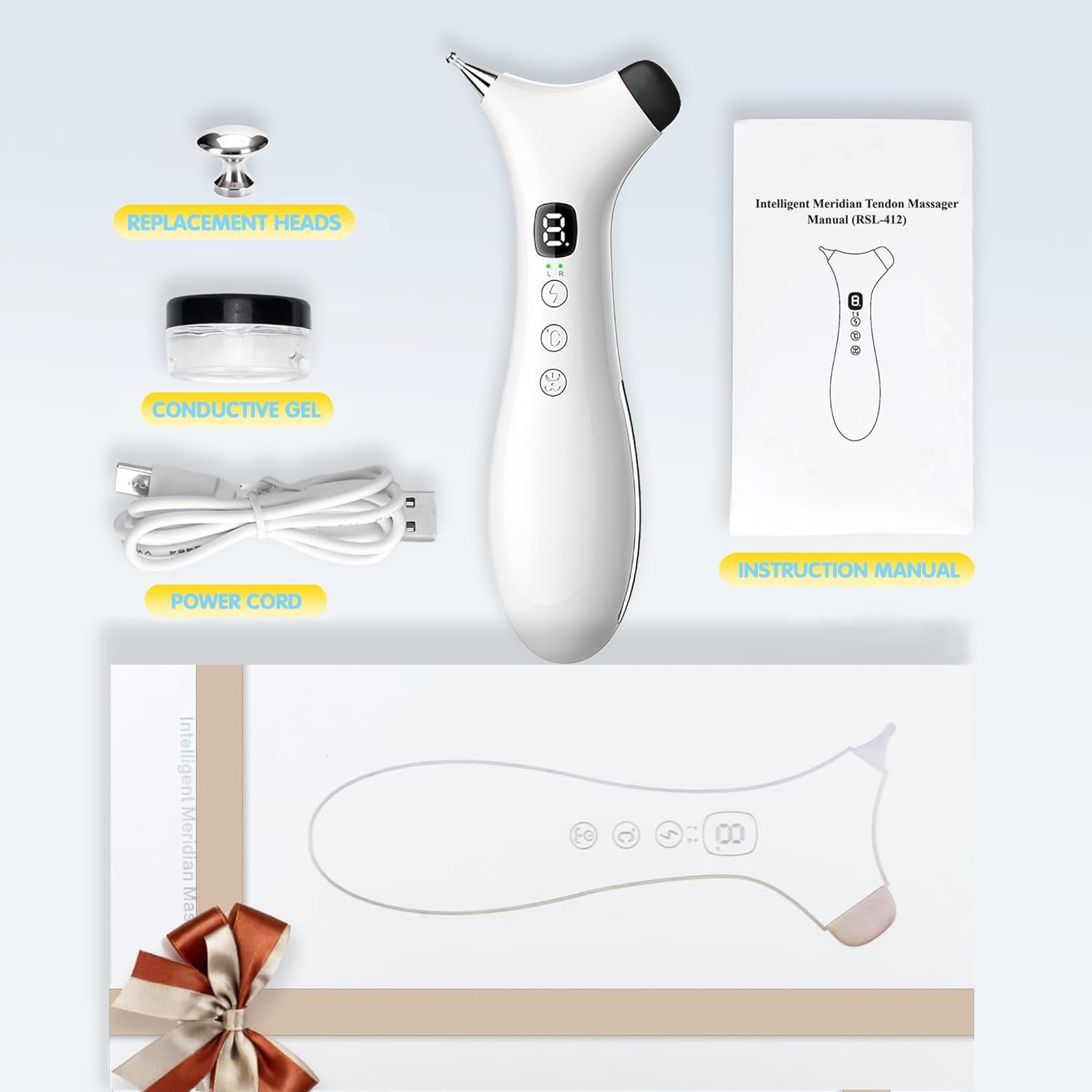 4-in-1 TMJ Relief Products Jaw - TMJ Pen Massage Tool with Heat & Vibration, 3 Temperature Modes, Meridian Massager, Effective Neck Pain, Portable for Home/Travel - Image 4