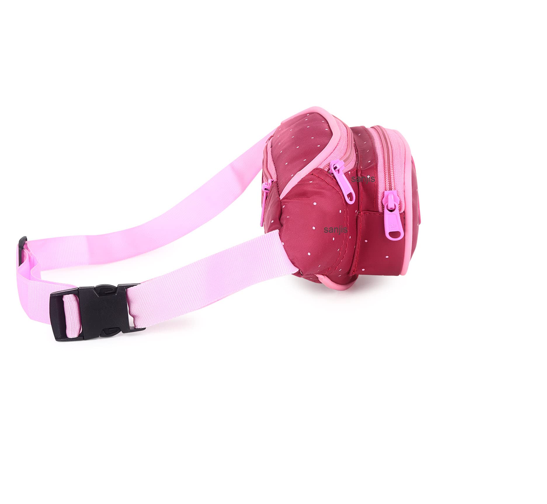 Sanjis Enterprise Kid's Fabric Cartoon Princess Waist Bag (Light Pink) 2