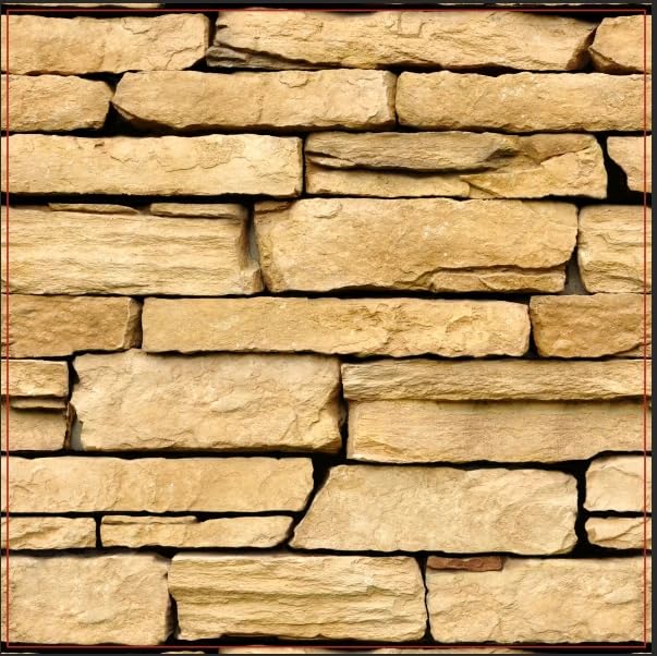 3D Faux Stone Wall Panel Peel and Stick Wall Tiles, 10 Pcs of 12"X12", Not Real Stone, Ultra-Light Thin PVC Rock Adhesive Fake Stone Paneling Interior Wall Decor, Brown