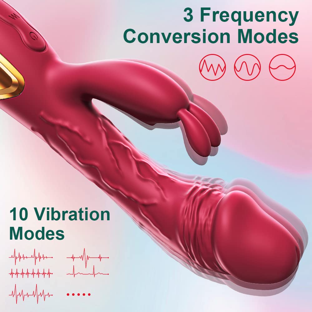 JHH77 Gift Waterproof Adult Toys Easily Adjustable Fun Toys Machine Functions Most USB Rechargeable Waterproof Gifts Soft for 10 Modes New Electric Massage