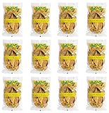 Lam's Plantain strips | Vegetable snacks | 2.1oz | 60g | Healthy snacks | Gluten Free | Banana Chips (Sweet/Maduro) | All Natural (pack 12)
