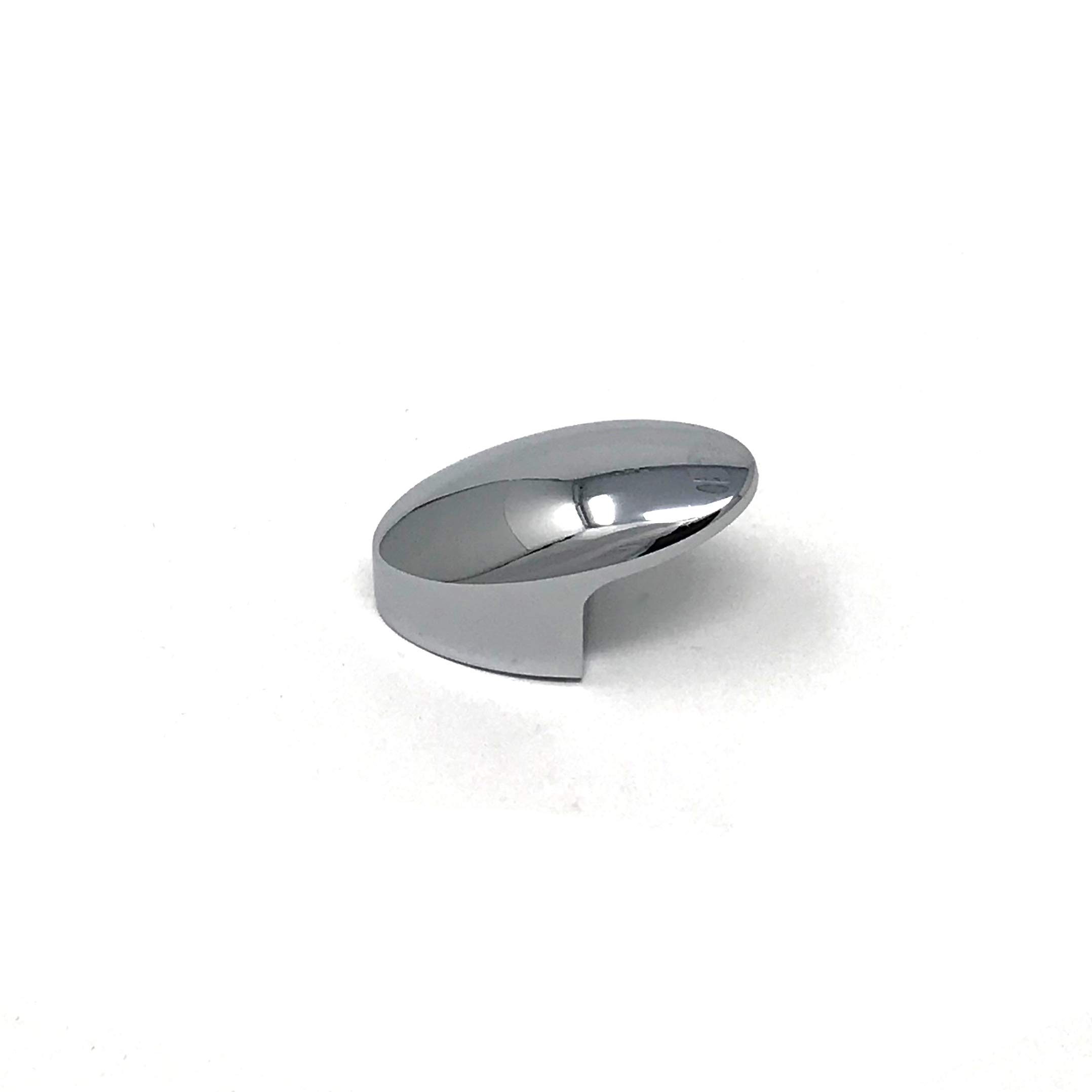 Chrome Kitchen Cupboard Knob 40mm Polished Oval Cabinet Handle Drawer Door Pull