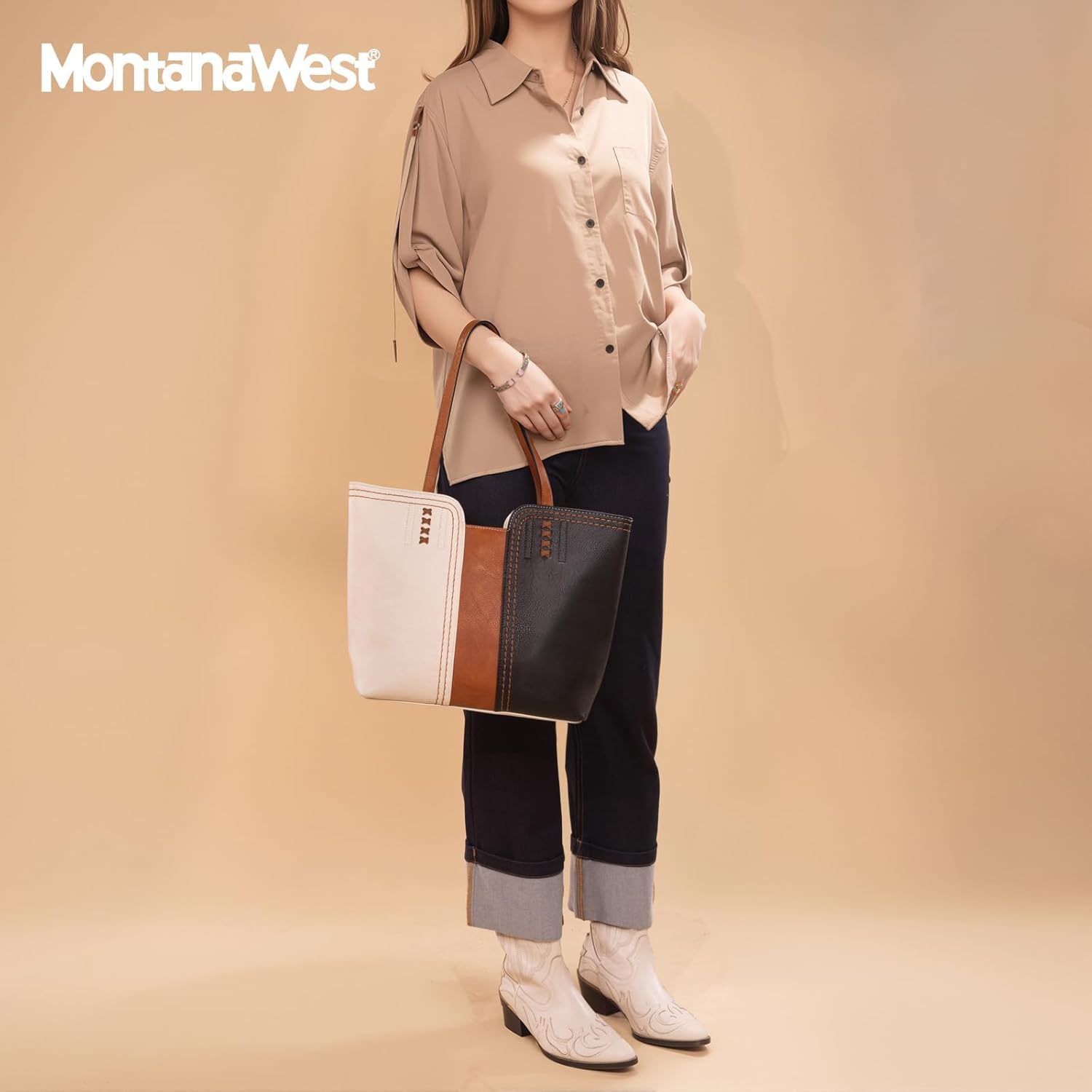 Montana West Tote Bag for Women Top Handle Satchel Purse - Image 3