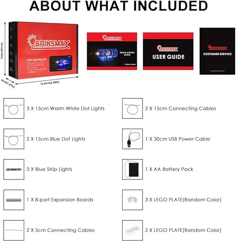Miniatura 6 de BRIKSMAX Kit de iluminación LED Ship in a Bottle - Compatible con Lego 21313 92177 modelo de bloques de construcción, no incluye el juego de Lego