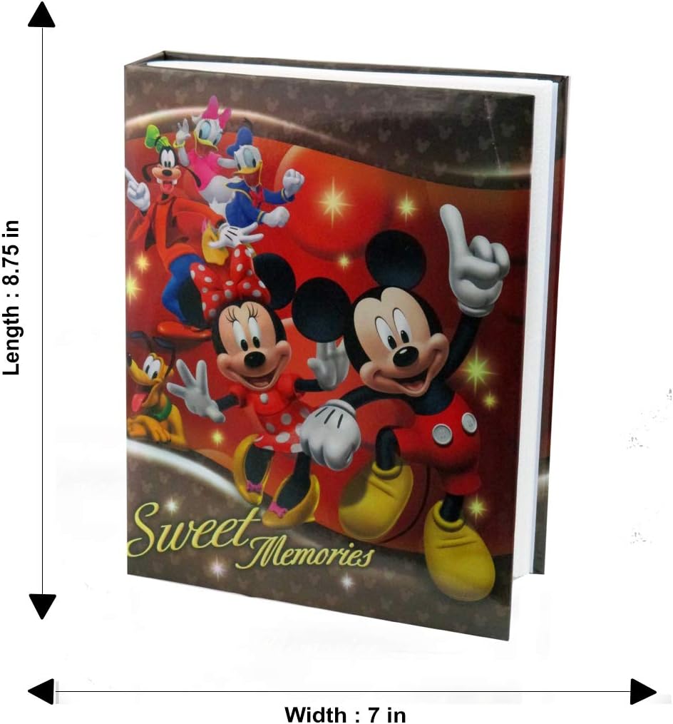 Disney Exclusive Mickey Mouse & Friends "Sweet Memories" Red Photo Album - Image 4