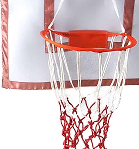 Miniatura 3 de Colaxi Aro de baloncesto portátil, accesorios de baloncesto, disfraces, ropa, juguetes, portátil, con borde de baloncesto, red de baloncesto para