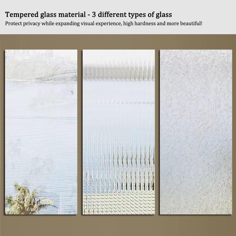 Metal House Window, Rectangle 360° Rotatable Flush Mount Windows with Handles, Replacement Tempered Glass Sliding Windows for Indoor Bathroom Kitchen(White-A,23.7x15.8in/60x40cm)