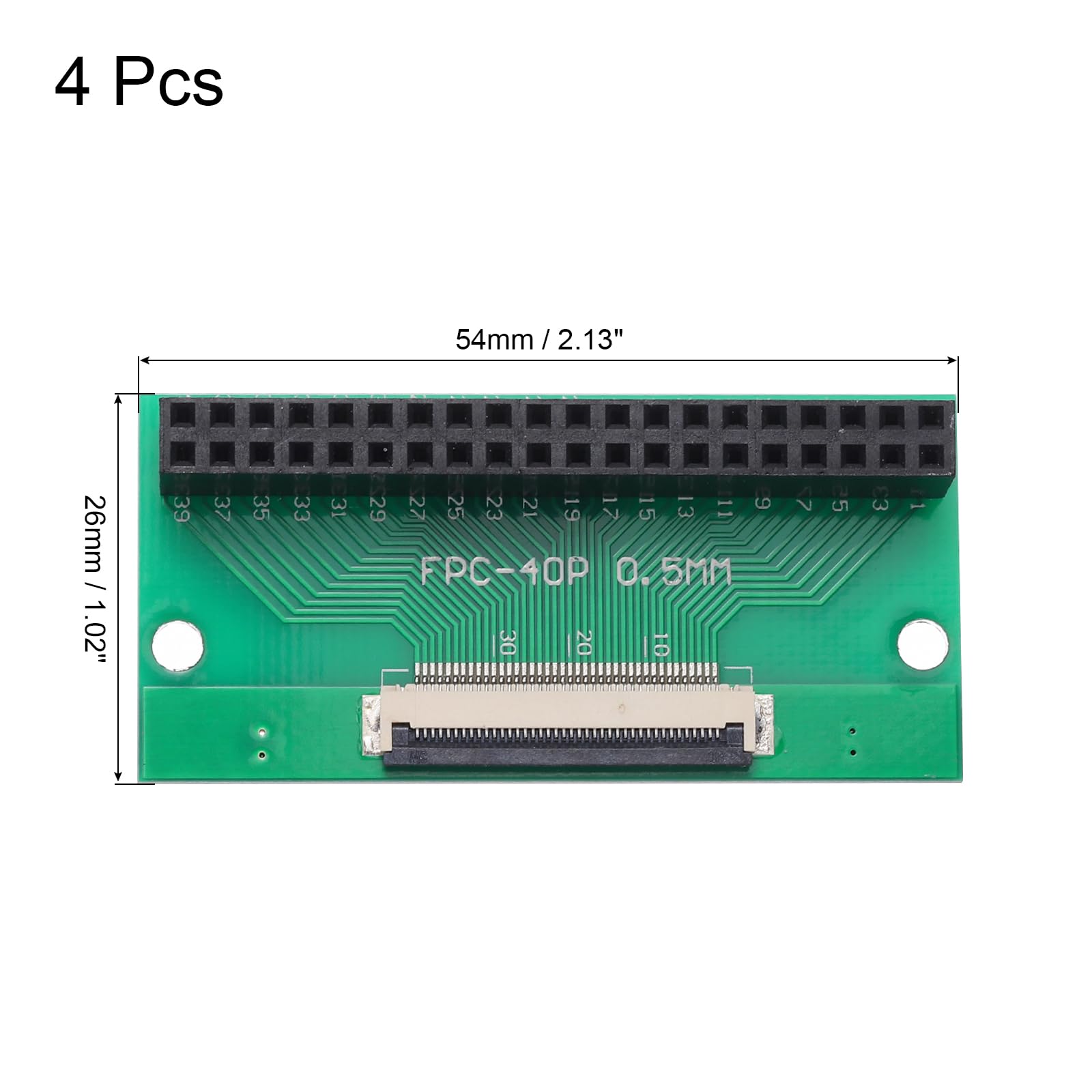Pcb Board FFC FPC 40 Pins/50 Pins 0.5mm Pitch To DIP 2.54mm PCB ...