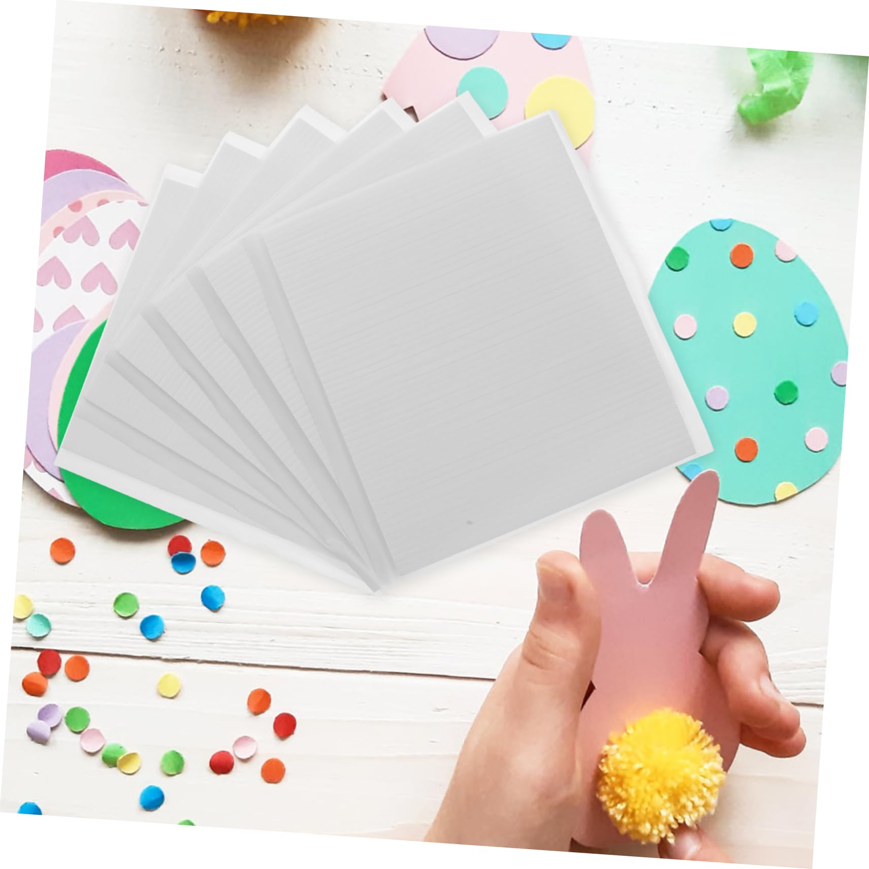 HOMSFOU 2sets Adhesive Foam Strips Dual-Adhesive Foam Tapes for Home Office School Decorations 6sheets*2