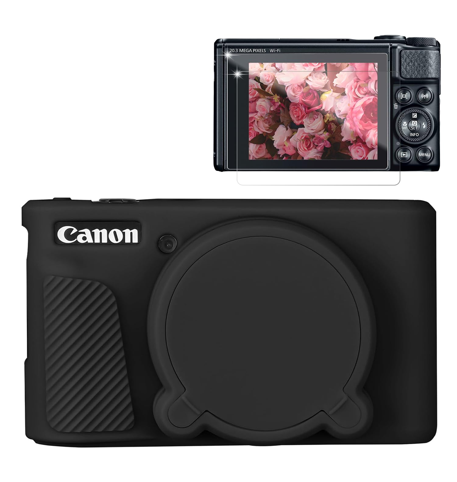 Case for Canon PowerShot SX740 HS, SX730 HS Camera - Black