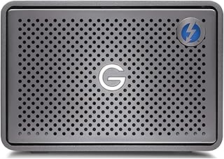 SanDisk Professional 36TB G-RAID 2 - Enterprise-Class 2-Bay Desktop Drive, 7200RPM Ultrastar Drive Inside, Thunderbolt 3, USB-C, HDMI Port, Hardware RAID - SDPH62H-036T-NBAAD