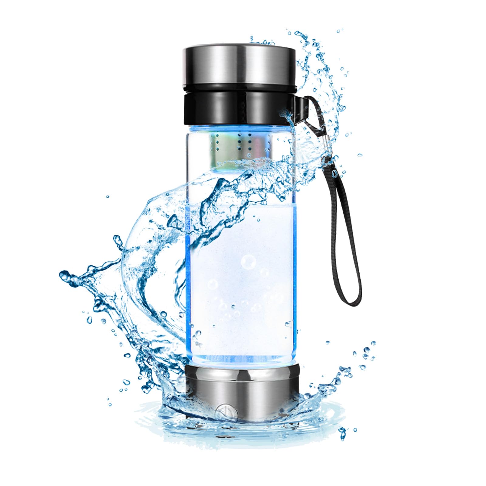 Botella ionizadora de agua de hidrógeno de 420 ml, agua