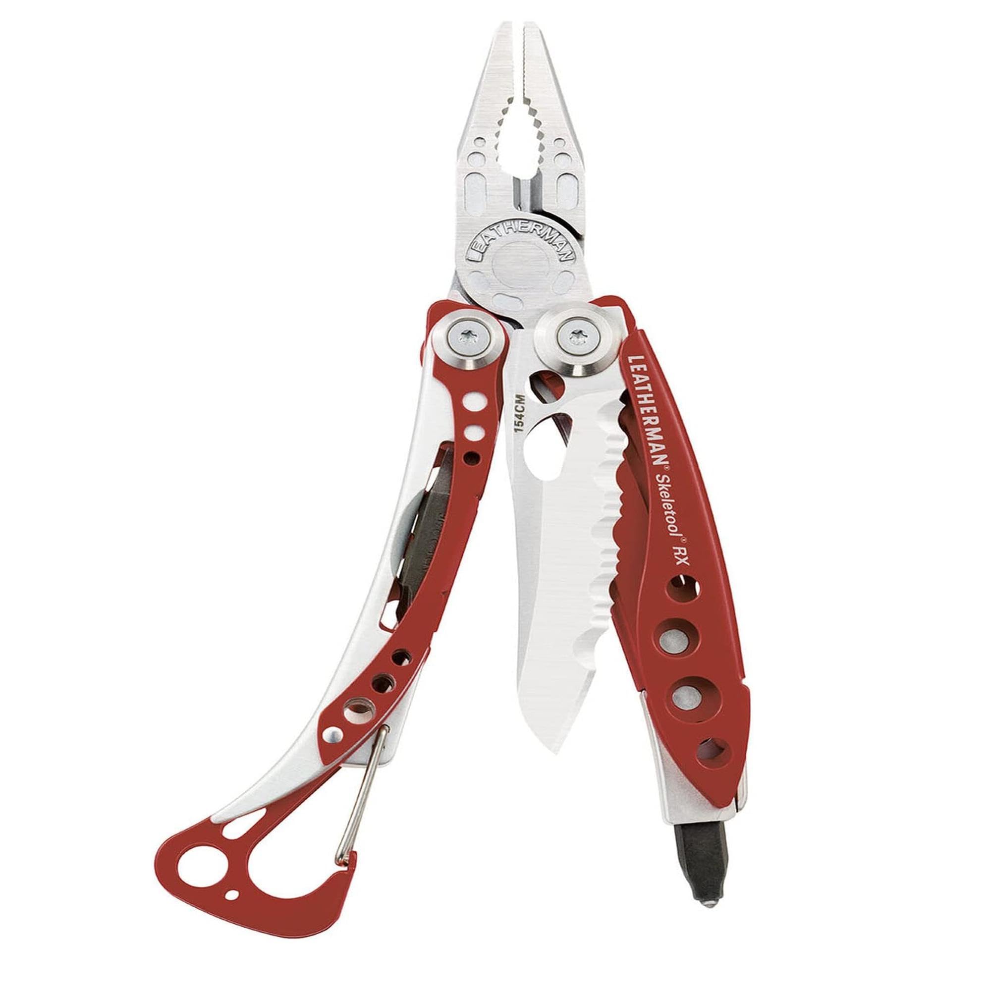 Leatherman Skeletool RX - Multiherramienta de Emergencia con Hoja Dentada y Rompe Cristales, CPM-​154 Acero Inoxidable