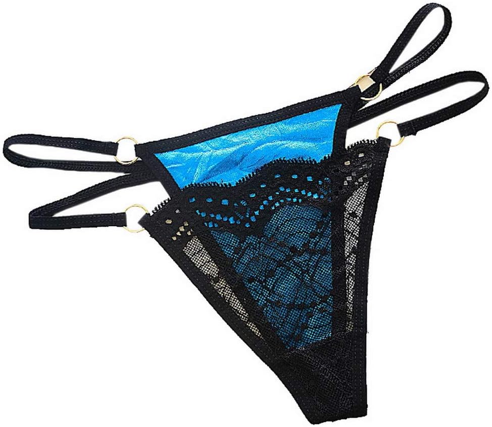Women Underwear Satins Lace G String Thong Briefs B29