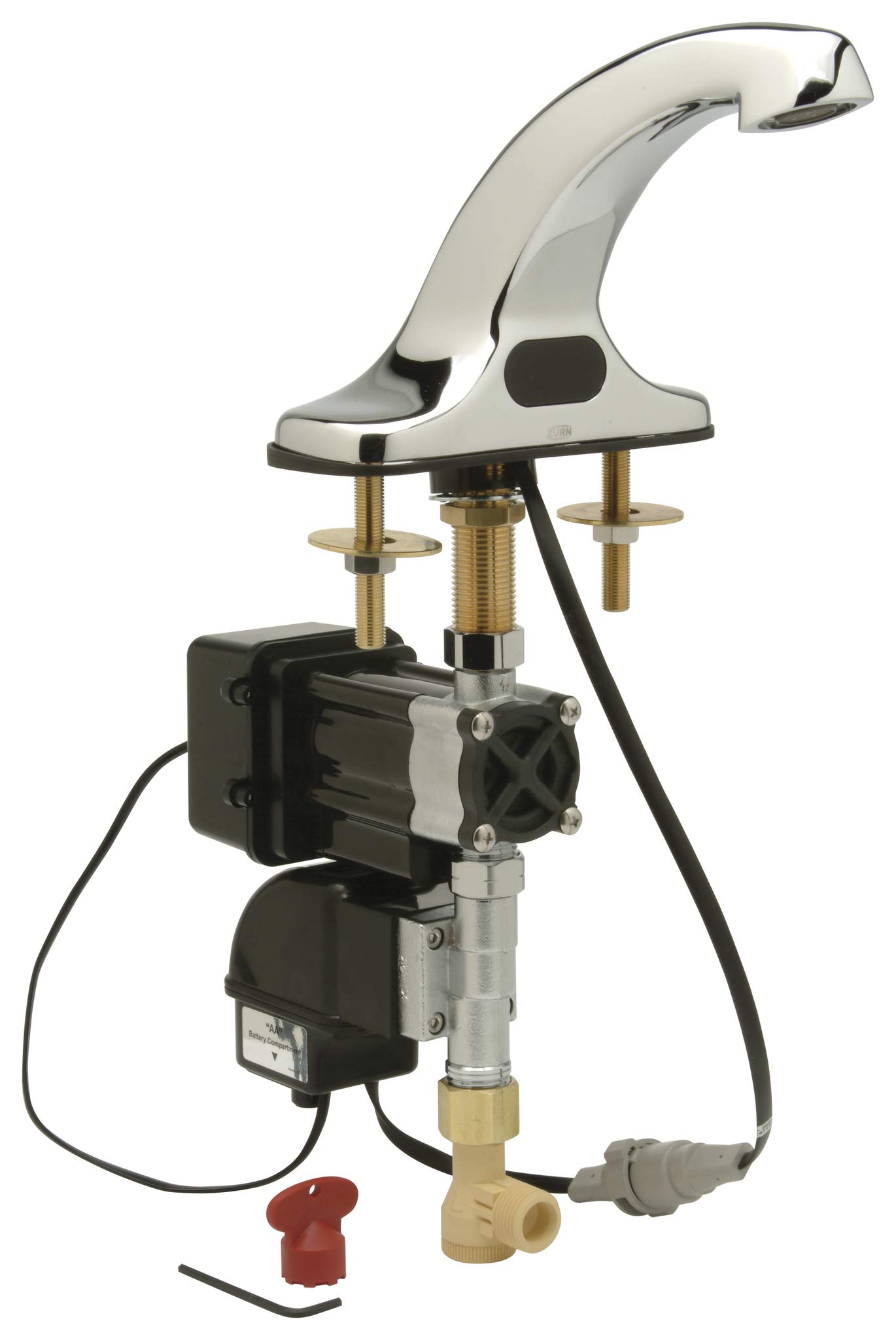 Zurn Z6915-XL-GEN-K - 4" Centerset Hydro-Generator Deck-Mount Sensor Faucet