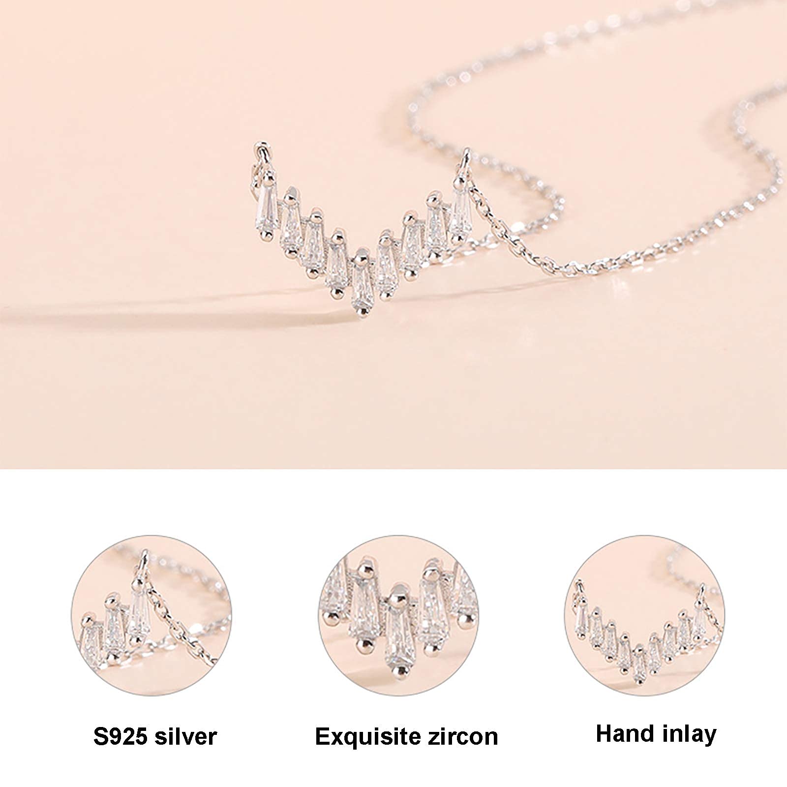 Amazon.co.jp: ネックレス ネックレス S925 スターリングシルバー フル 