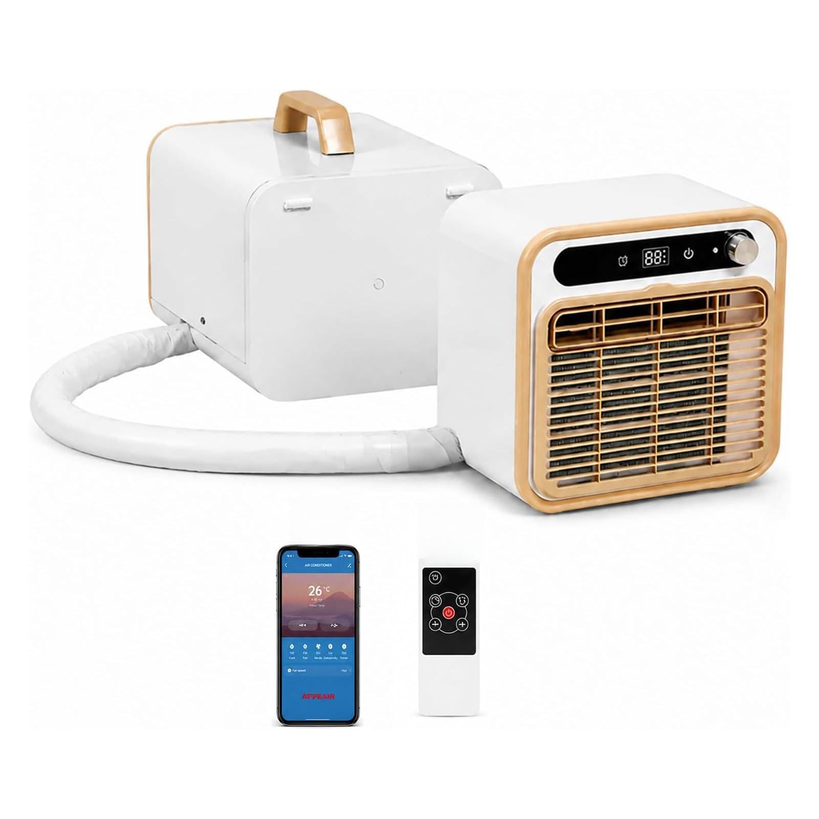 ZHENYUWANG Portable Air Conditioner, 5,000 BTU, Bedroom Air Conditioner 1.5-meterconnectingpipe