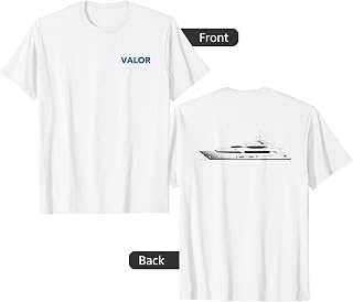 Valor Below the Deck Uniform shirt UPDATED with boat on back T-Shirt