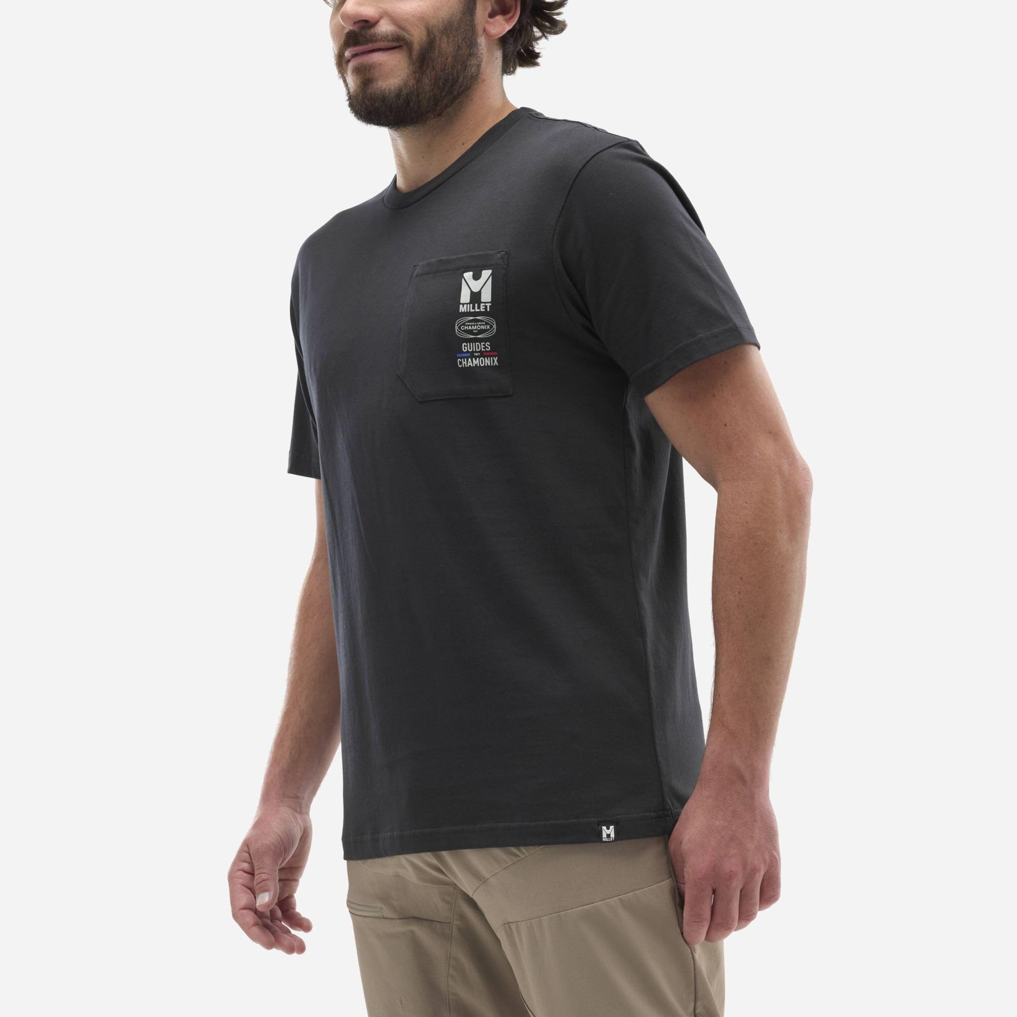 MILLET T-Shirt Homme Coton Bio Poche Compagnie des Guides