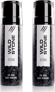 Wild Stone Stone Long Lasting Perfume Body Spray For Men, Pack Of 2 (120Ml Each) - Stone Pbs Price In India