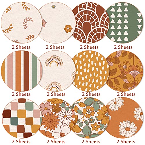 Papier scrapbooking double face résolvant le manque d'inspiration créative