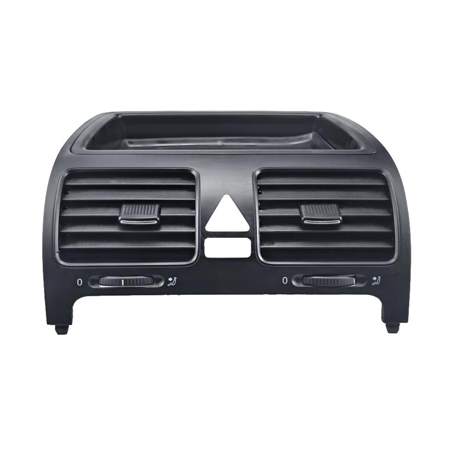 Csspdm Black Center 1 Pc Air Vent Panel For Car Dashboard Center Air Vent Replacement For Vw For Golf Mk5 2004-2009 For Gti For Jetta 2006-2011(Black Center 1 Pc)