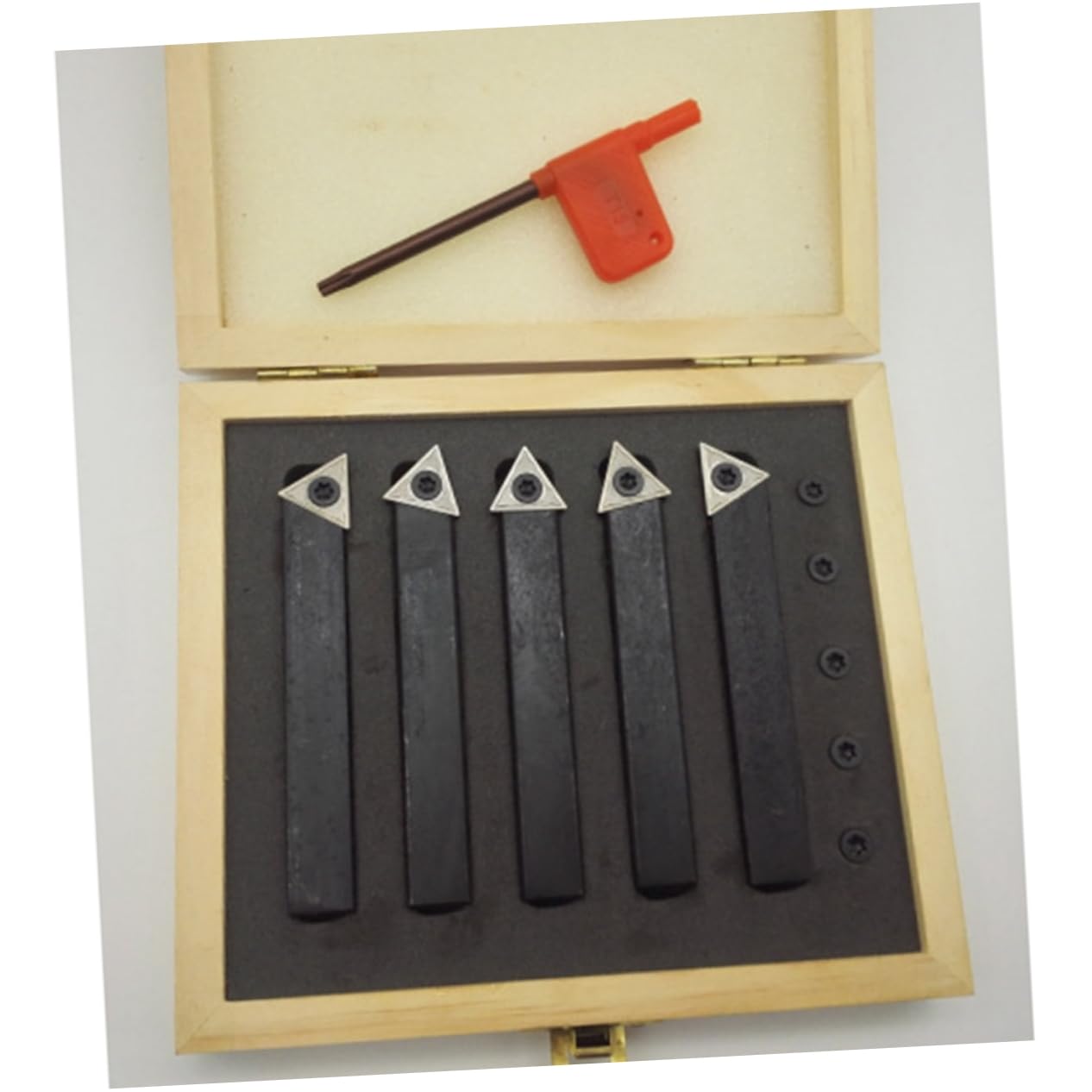 Herramientas de Torneado de Carburo Juego de 5 para Torno Cnc