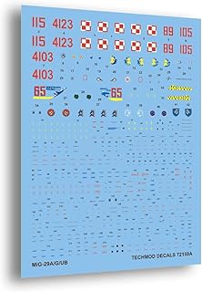 Techmod 72159 1/72 MiG-29A/G/UB Polish Air Force Aircraft Wet Decal