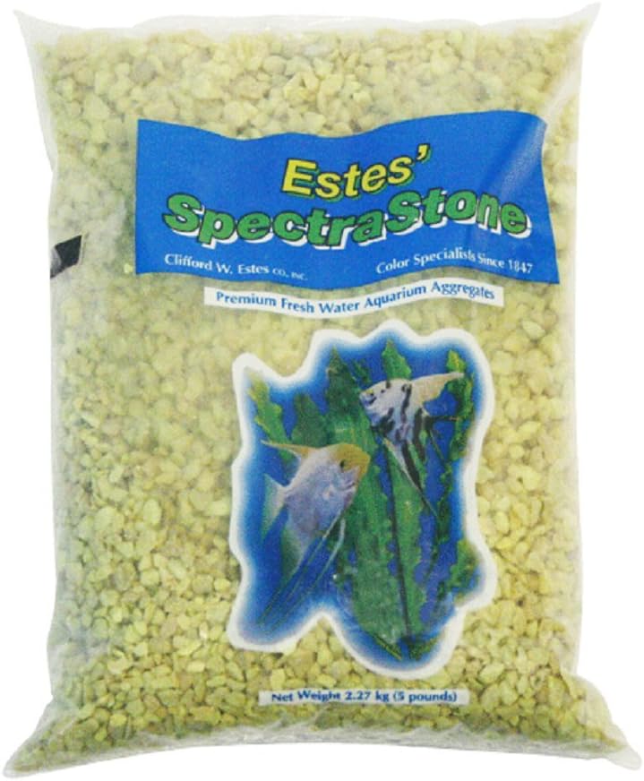 Estes Permaglow Yellow 5lb Bag Aquarium Gravel Amazon.co.uk Pet Supplies