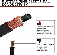 Vista 7 de ARCCAPTAIN TIG Torch with High-Frequency Ignition, WP-17 Air-cooled Argon TIG Welding Torch with 35-50mm² Plug, 13-FT Air Hose (Red) and Cable, HF