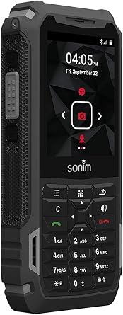 Sonim XP5s XP5800 | 16GB, 2GB RAM | for AT&T & GSM Unlocked | 4G LTE Military Grad, Rugged PTT Feature Phone | Black