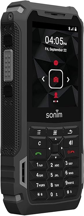 Sonim XP5s XP5800 | 16GB, 2GB RAM | for AT&T & GSM Unlocked | 4G LTE Military Grad, Rugged PTT Feature Phone | Black