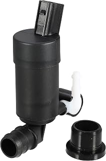 X AUTOHAUX Bomba de motor de limpiaparabrisas para Ford Focus, 2 unidades, color negro