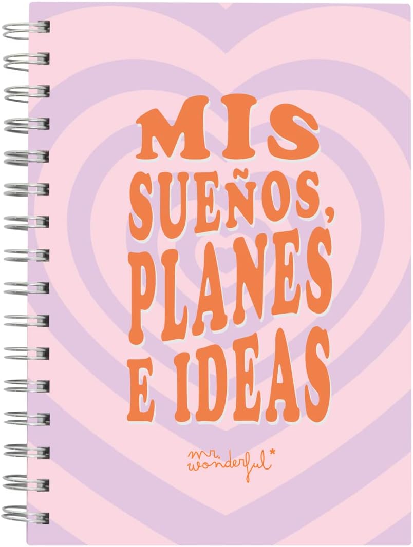 Mr. Wonderful Notebook - My Dreams, Plans and Ideas